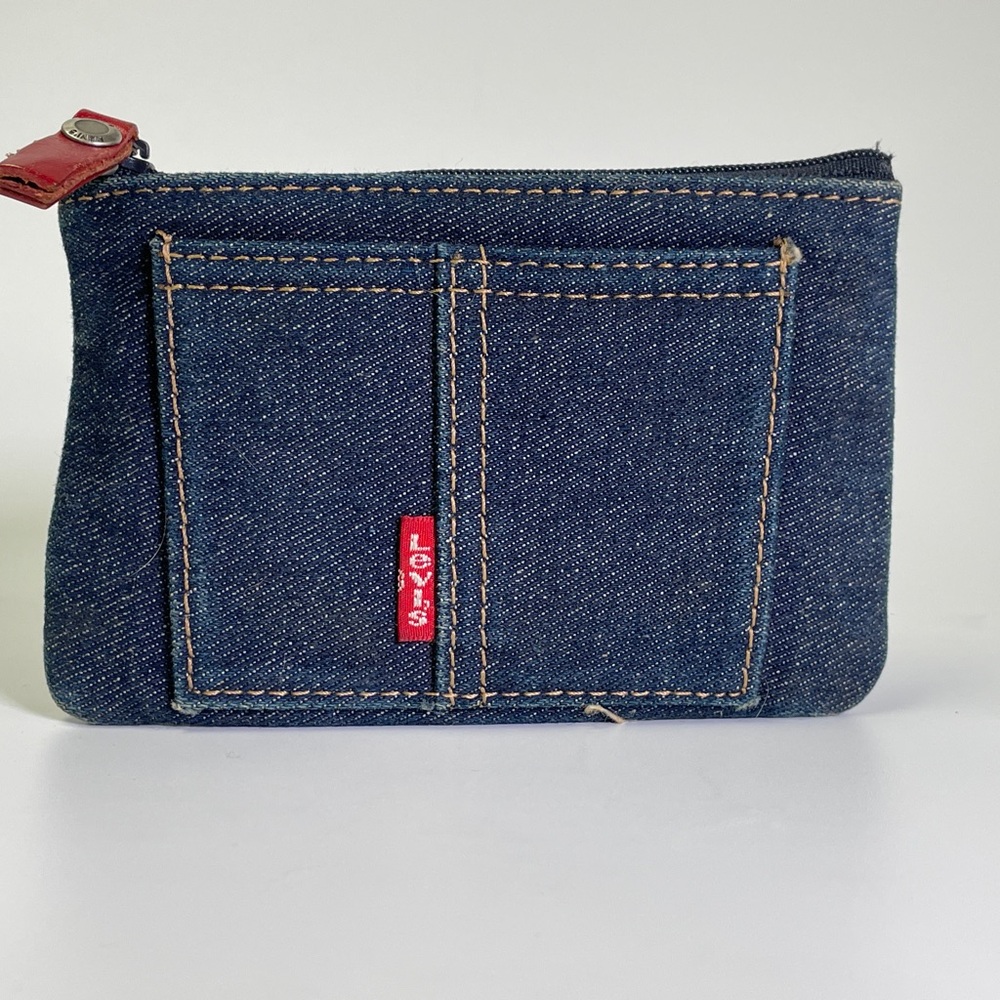 Levi's Blue Wallet with Denim Style